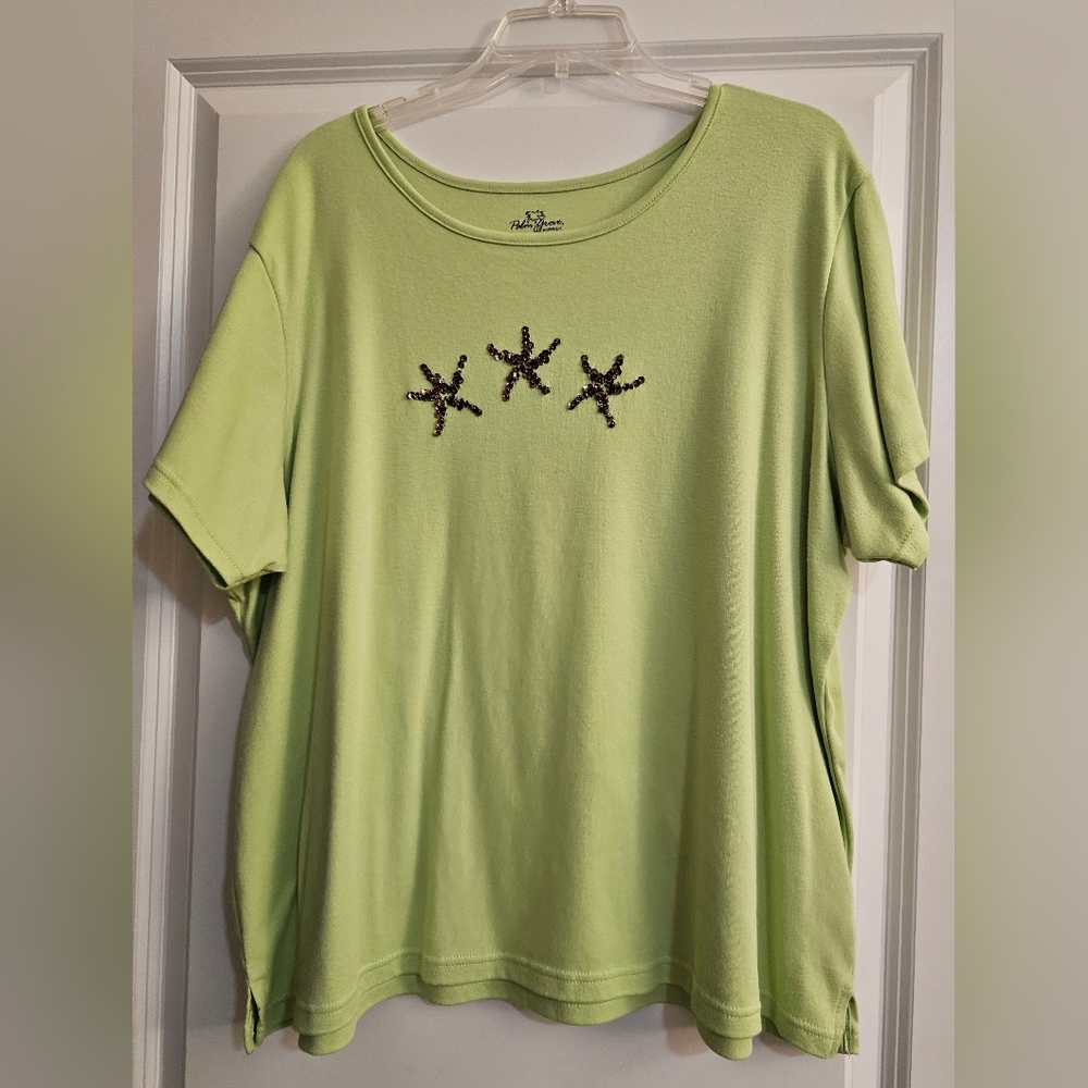 Palm Grove Green 3x tee